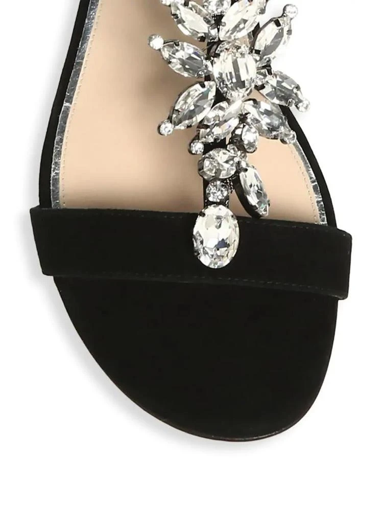 商品Jimmy Choo|Averie Embellished Flat Sandals,价格¥2025,第3张图片详细描述