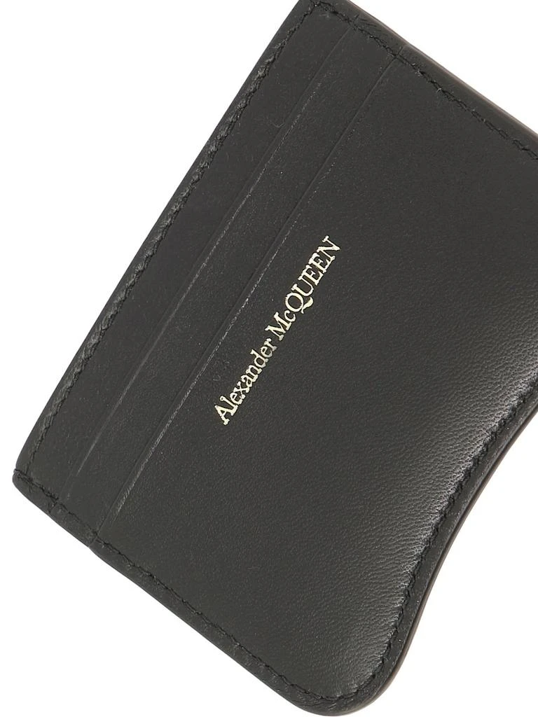 商品Alexander McQueen|The Seal Wallets & Card Holders Black,价格¥998,第4张图片详细描述