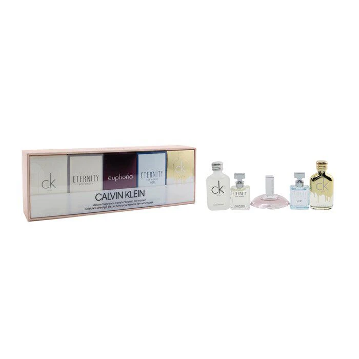 商品Calvin Klein|Calvin Klein 豪华旅行香水套装：唯一 10ml+唯一黄金限量 10ml+永恒女士 5ml+永恒旋律女士 5ml+诱惑女士 4ml 5pcs,价格¥448,第2张图片详细描述