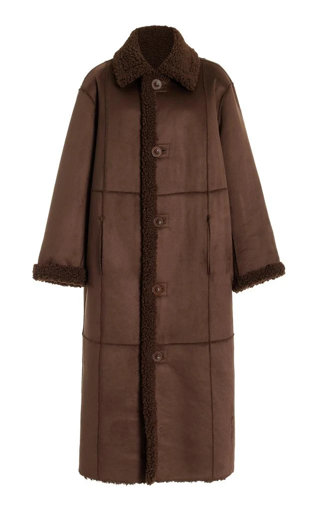 商品STAND STUDIO|Stand Studio - Kenca Faux Shearling Coat - Brown - FR 40 - Moda Operandi,价格¥5069,第1张图片