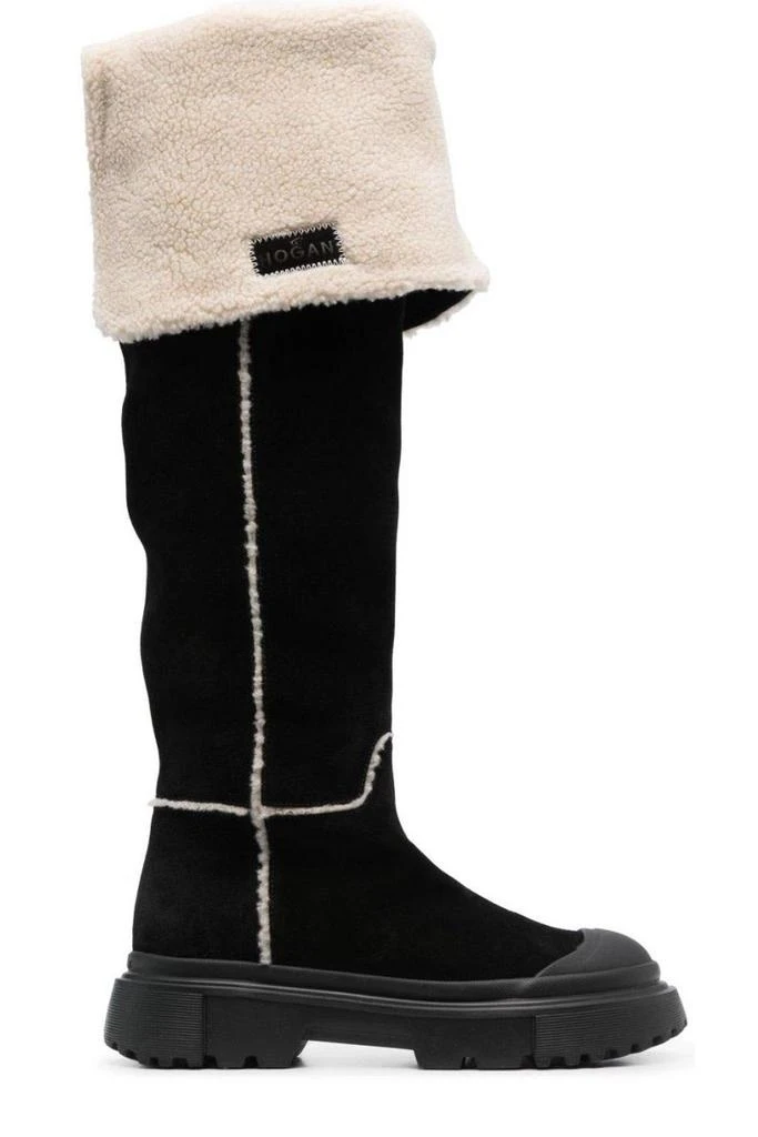 商品hogan|H619 Stivale Pelo Boots,价格¥4197,第1张图片