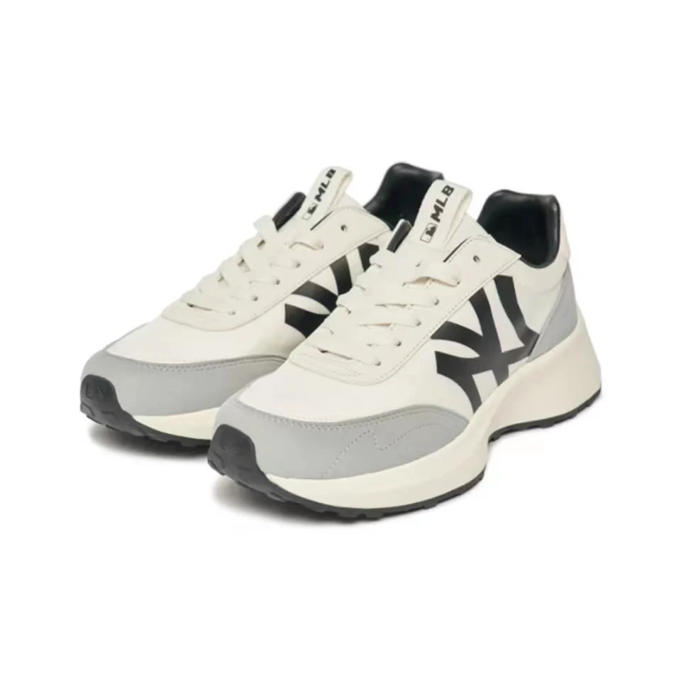 【享贝家】ZY-（预售款）MLB 低帮舒适耐磨老爹鞋 男女同款 灰白 3ASXX112N-50WHS 商品
