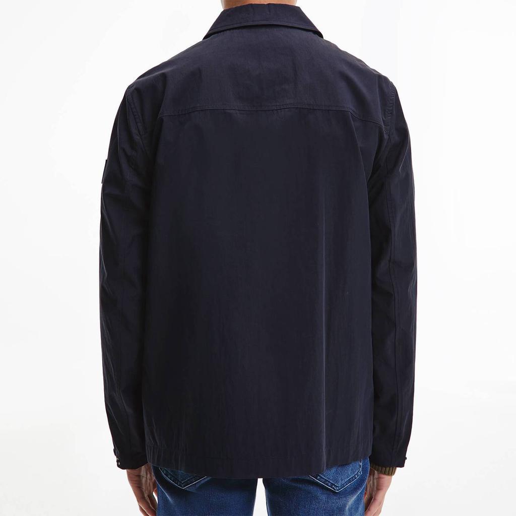 商品Tommy Hilfiger|Tommy Hilfiger Men's Cotton Nylon Shirt Jacket - Desert Sky,价格¥795,第4张图片详细描述