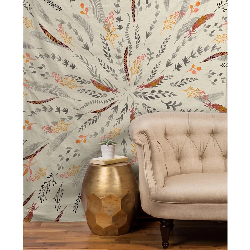 商品DENY Designs|Iveta Abolina Feather Roll Tapestry,价格¥538,第2张图片详细描述