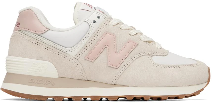 商品New Balance|Taupe 574 Sneakers,价格¥387,第1张图片