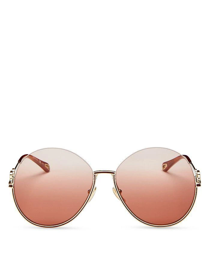 商品Chloé|Women's Round Sunglasses, 61mm,价格¥4433,第5张图片详细描述