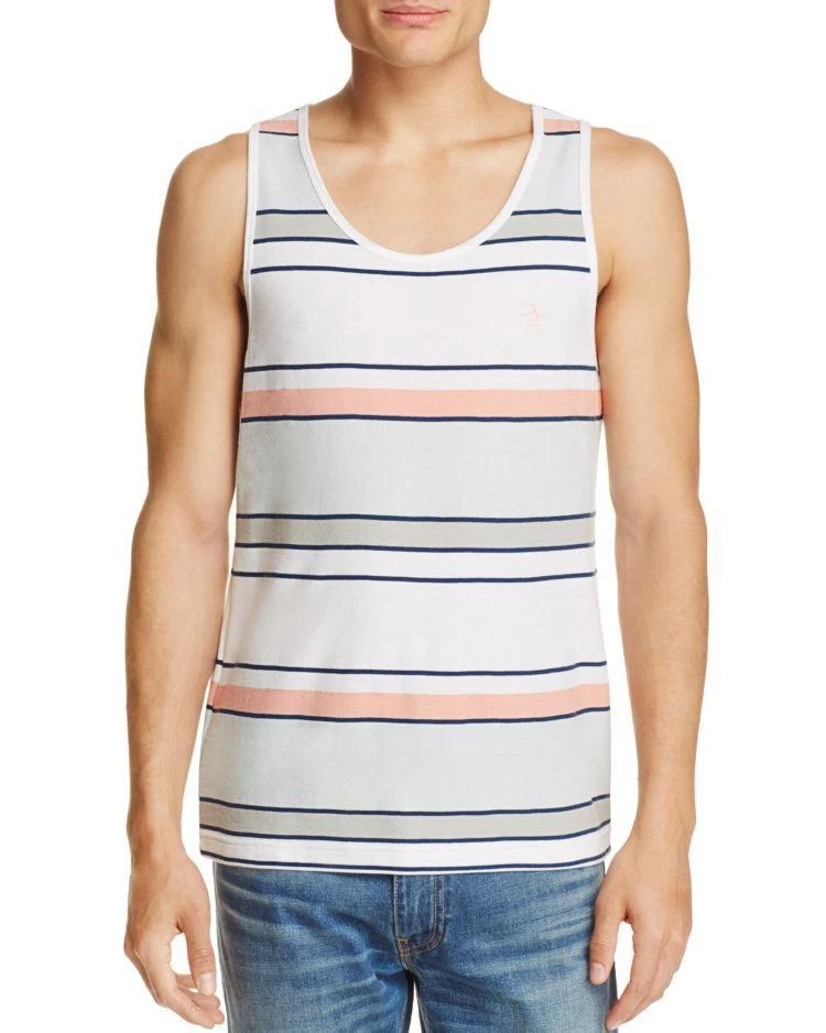 商品Original Penguin|Engineered Stripe Tank,价格¥175,第1张图片