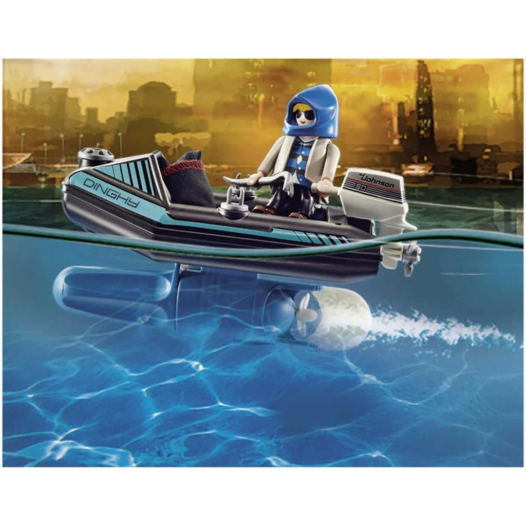 商品Playmobil|Playmobil Police Jet Pack with Boat (70782),价格¥203,第4张图片详细描述