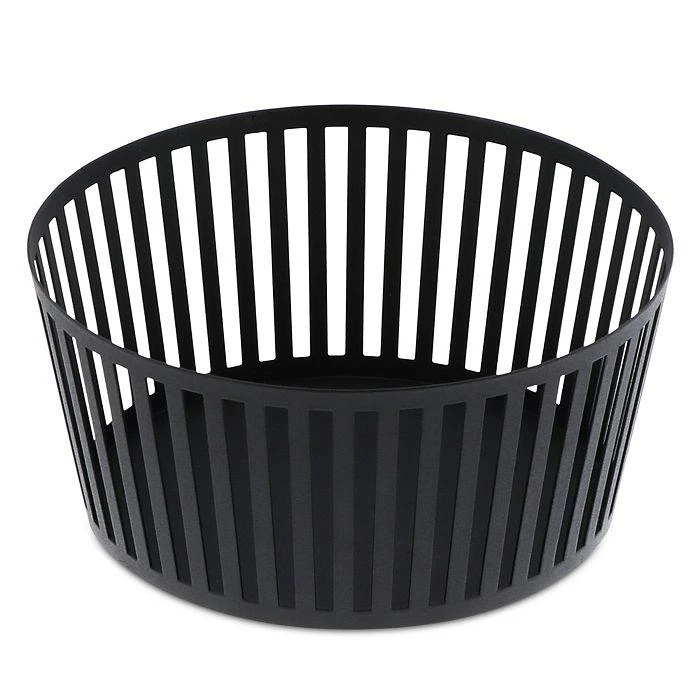 商品Yamazaki|Tower Striped Steel Fruit Basket,价格¥211,第1张图片详细描述