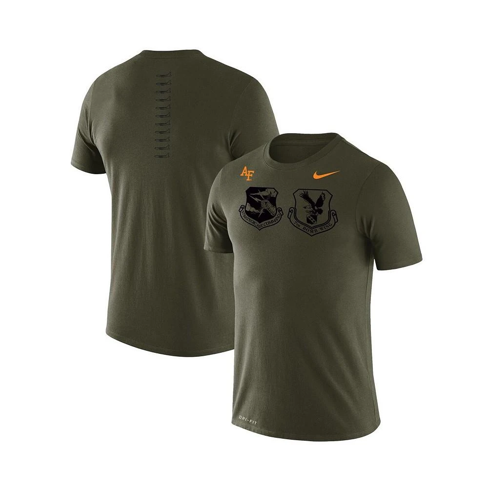 商品NIKE|Men's Olive Air Force Falcons Rivalry Badge Legend T-shirt,价格¥263,第4张图片详细描述