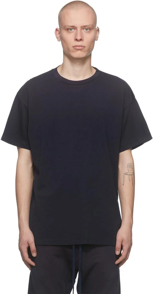 商品Fear of god| Fear of god 7号印花复古海军蓝短袖,价格¥1276,第1张图片
