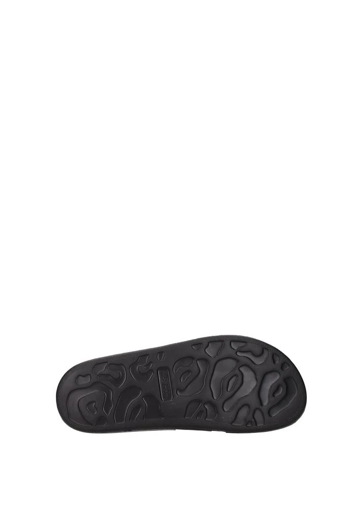 商品Alexander McQueen|Slippers and clogs Rubber Black White,价格¥1357,第5张图片详细描述