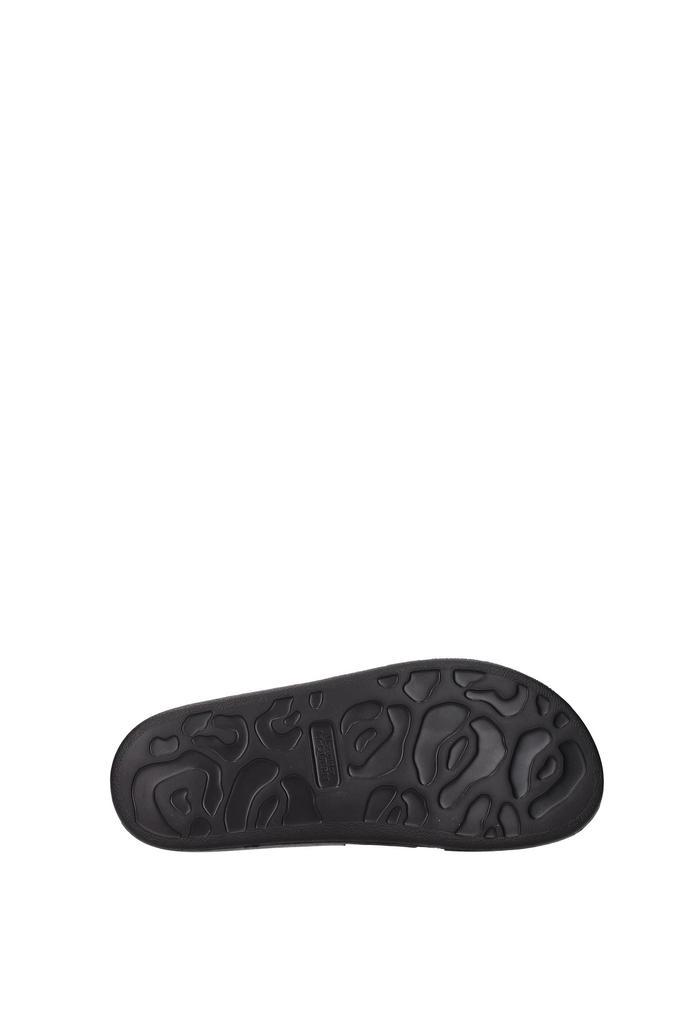 商品Alexander McQueen|Slippers and clogs Rubber Black White,价格¥1341-¥2533,第7张图片详细描述