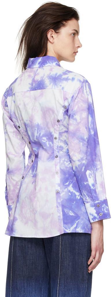商品Rokh|Purple Cotton Shirt,价格¥3324,第5张图片详细描述