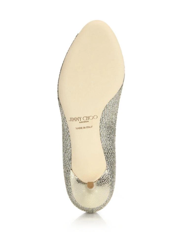 商品Jimmy Choo|Isabel 65 Glitter Peep Toe Pumps,价格¥1805,第5张图片详细描述