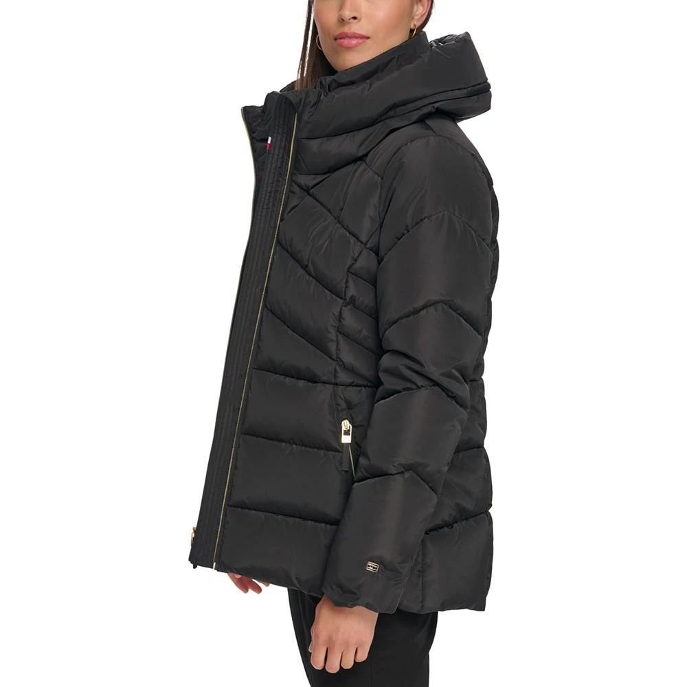 商品Tommy Hilfiger|Women's Hooded Puffer Coat,价格¥649,第3张图片详细描述