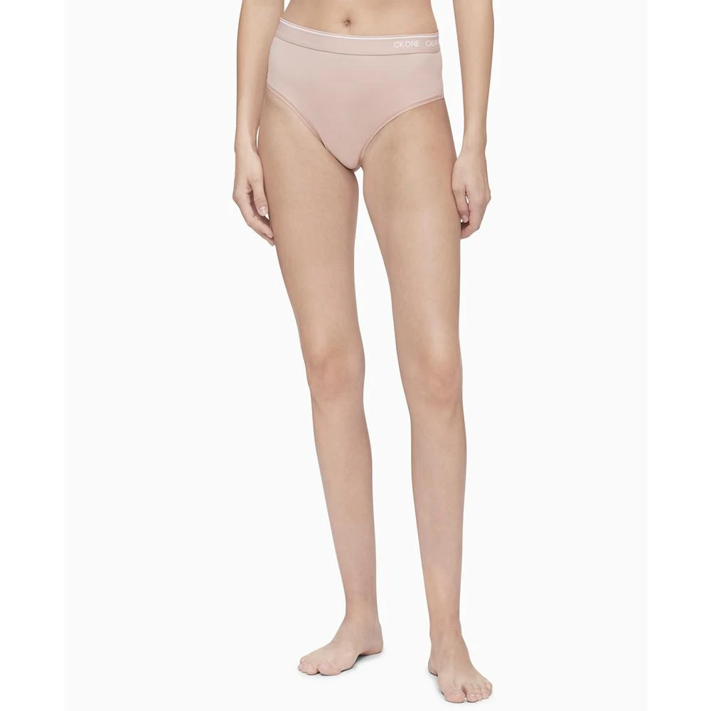 商品Calvin Klein|Women's CK One High-Waist Thong Underwear,价格¥91,第3张图片详细描述