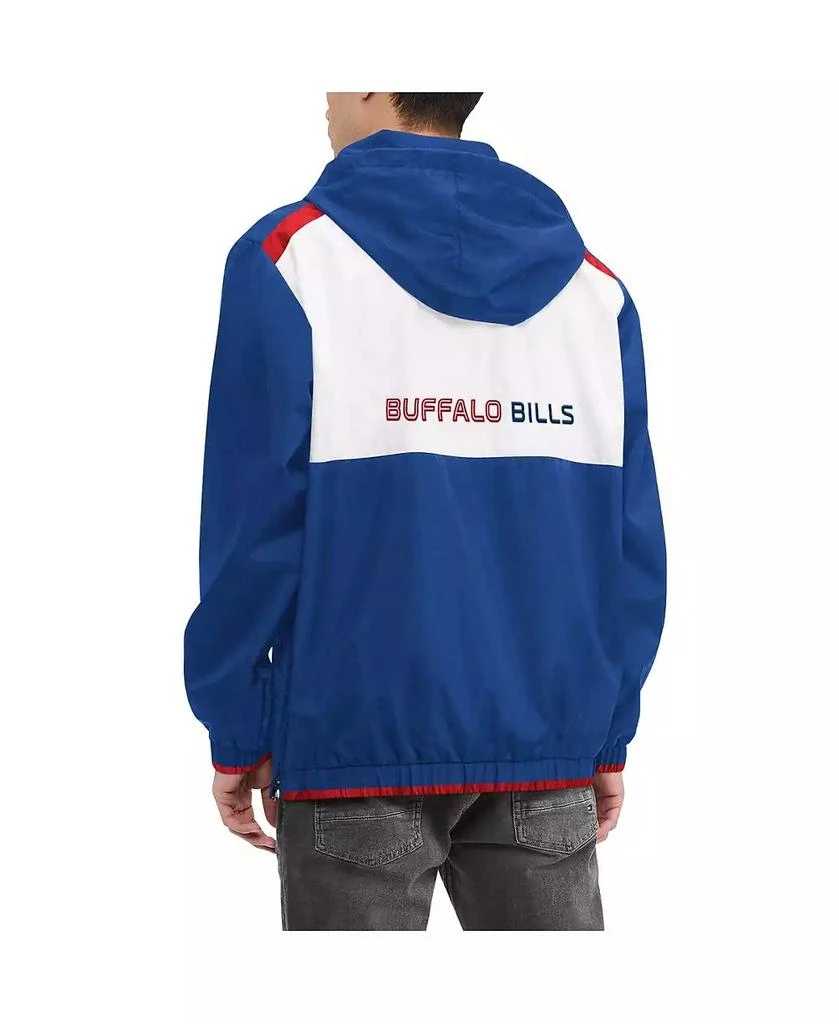 商品Tommy Hilfiger|Men's Royal, White Buffalo Bills Carter Half-Zip Hooded Top,价格¥838,第2张图片详细描述