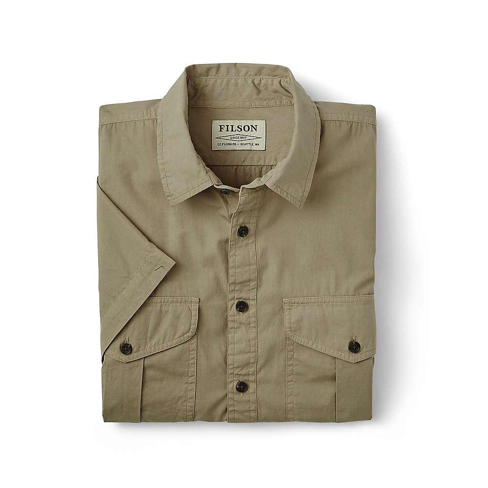 Filson Men's Washed SS Feather Cloth Shirt商品第3张图片规格展示