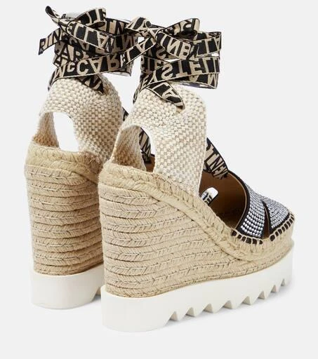 商品Stella McCartney|Embellished espadrille wedges,价格¥4943,第3张图片详细描述