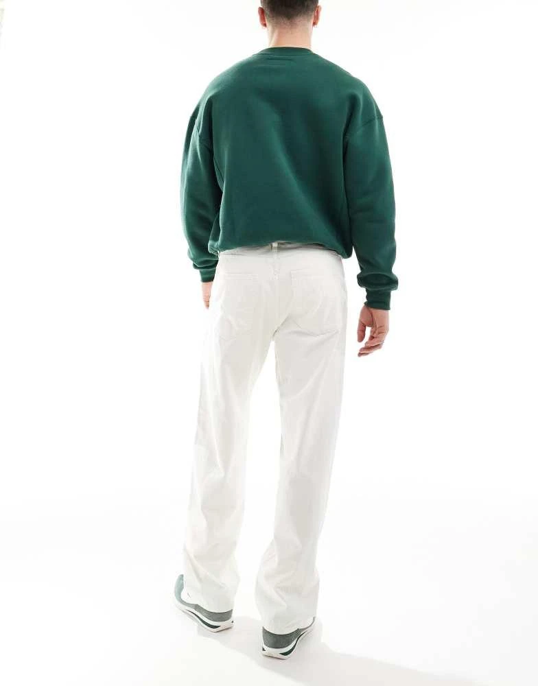 商品Jack & Jones|Jack & Jones Eddie loose rigid jeans in white,价格¥363,第2张图片详细描述