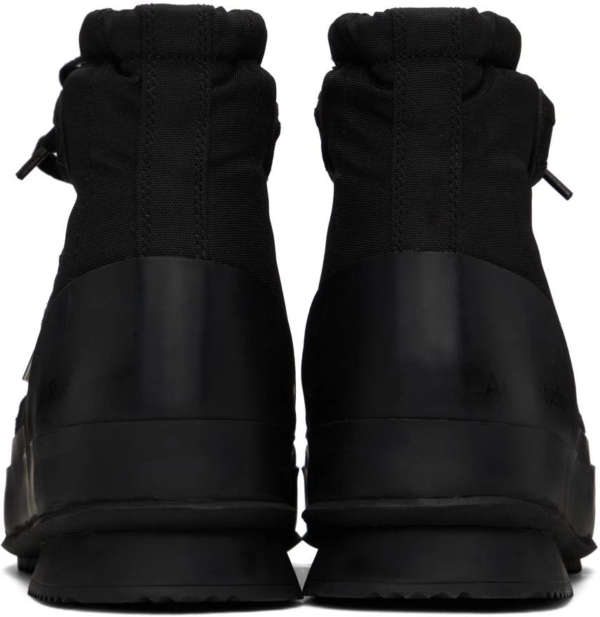 商品Acne Studios|Black Lace-Up Ankle Boots,价格¥2481,第2张图片详细描述