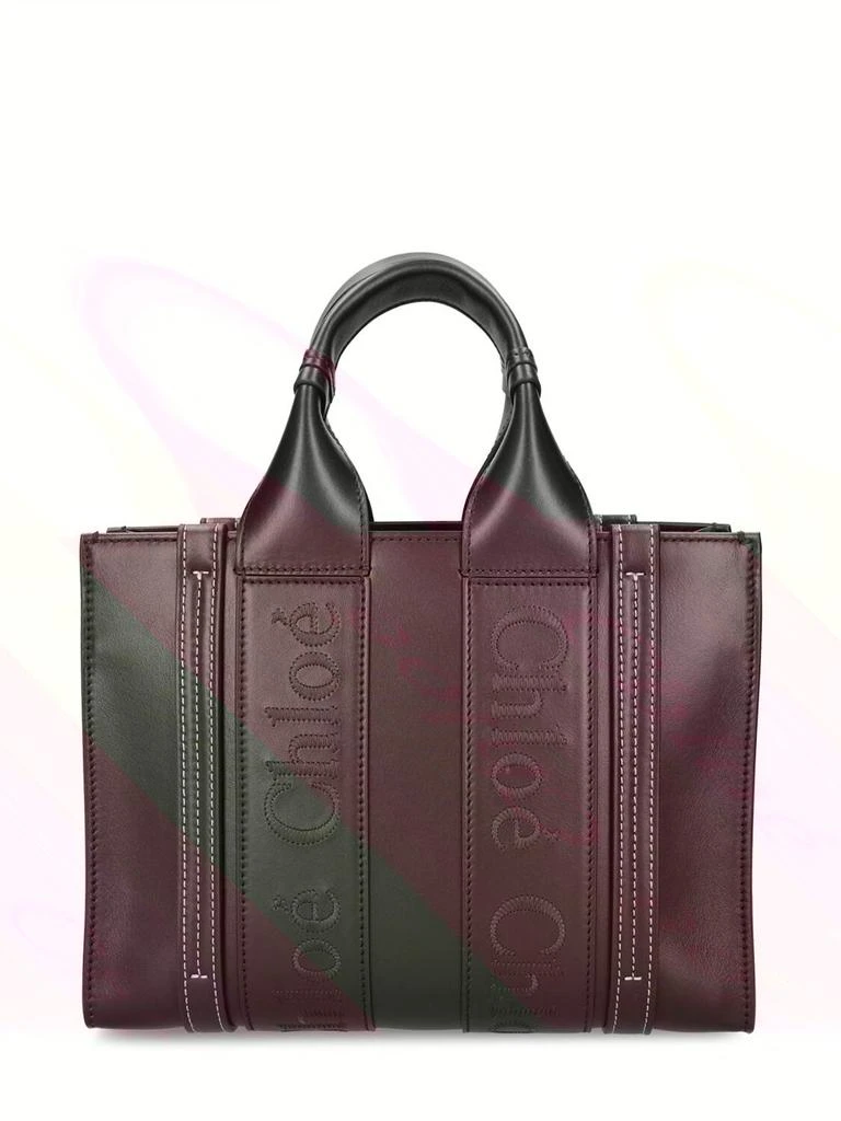 商品Chloé|Small Woody Leather Tote Bag,价格¥13443,第1张图片