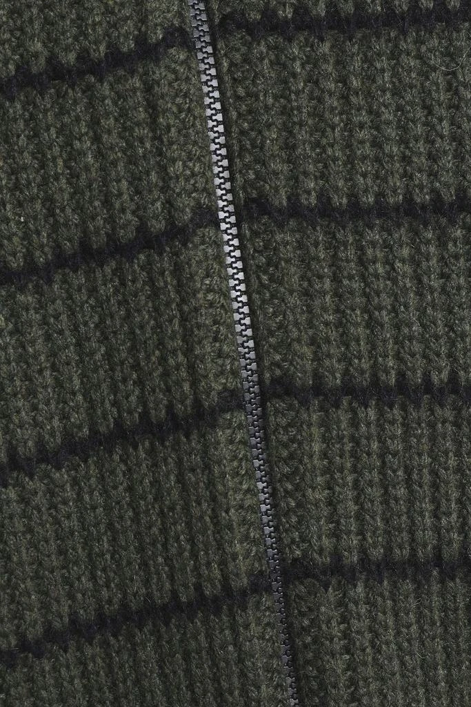 商品Brunello Cucinelli|Bead-embellished striped cashmere cardigan,价格¥11268,第1张图片