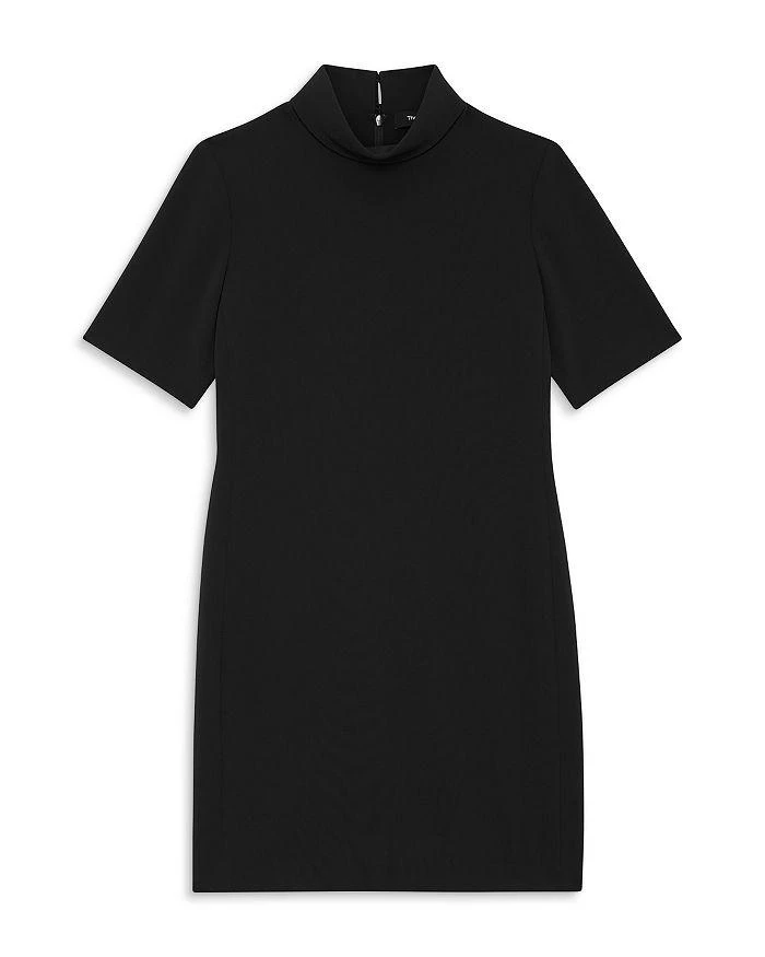 商品Theory|Short Sleeve Roll Neck Mini Dress,价格¥1266,第5张图片详细描述