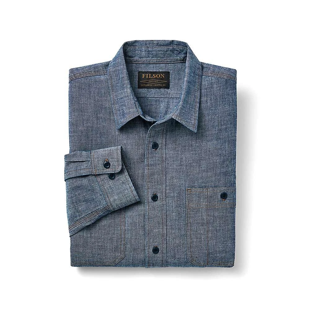 商品Filson|Filson Men's Chambray CPO Shirt,价格¥1200,第3张图片详细描述