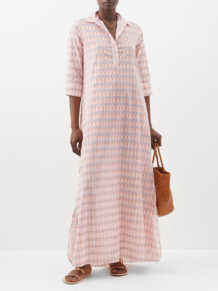 商品Thierry Colson|Angelica geometric-print cotton shirt dress,价格¥2053,第4张图片详细描述