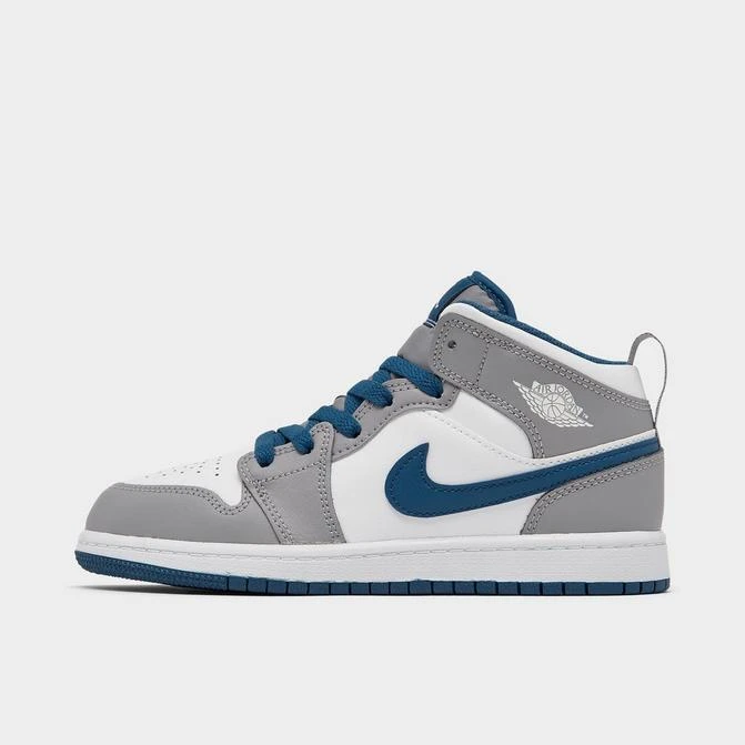 商品Jordan|Little Kids' Air Jordan Retro 1 Mid Casual Shoes,价格¥560,第1张图片