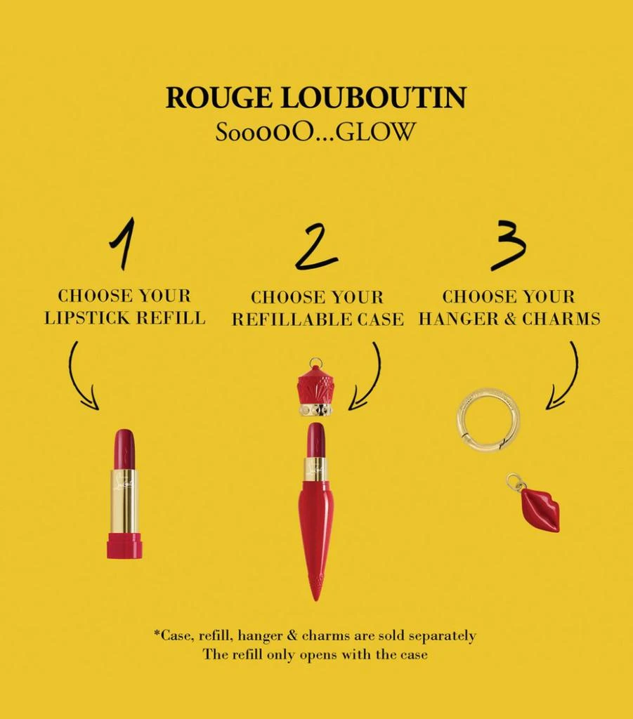 商品Christian Louboutin|SooooO…Glow Lip Colour Lipstick Refill,价格¥393,第3张图片详细�描述