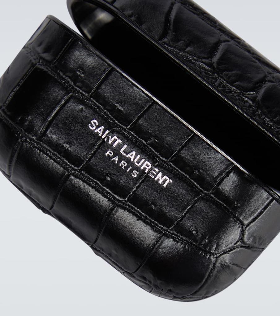 商品Yves Saint Laurent|仿鳄鱼纹皮革AirPods保护套,价格¥2747,第4张图片详细描述