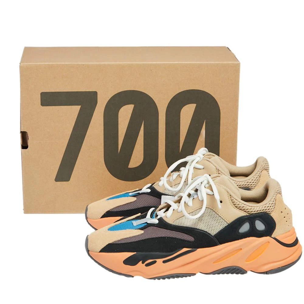 Yeezy x Adidas Multicolor Mesh And Suede Boost 700 Enflame Amber Sneakers Size 43 1/3 商品