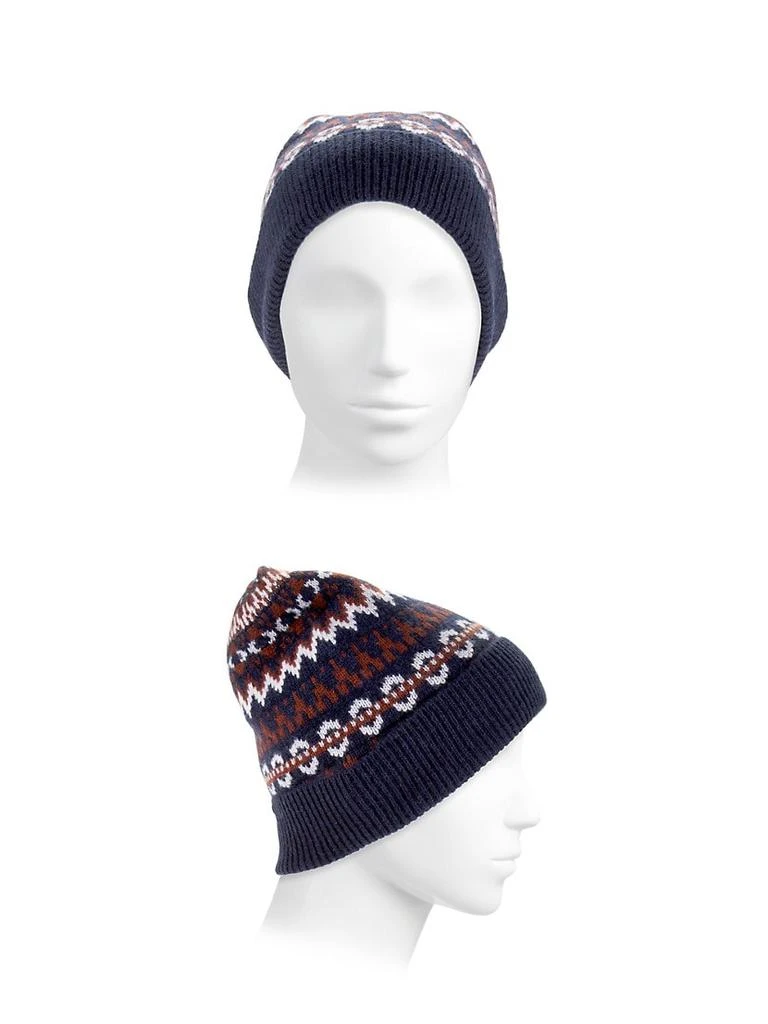 商品White + Warren|Cashmere Fair Isle Hat,价格¥414,第2张图片详细描述