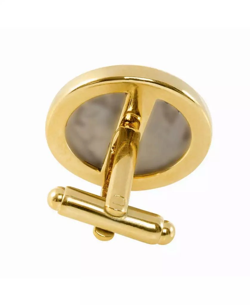 商品American Coin Treasures|Gold-Layered 1800's Indian Penny Bezel Coin Cuff Links,价格¥372,第3张图片详细描述
