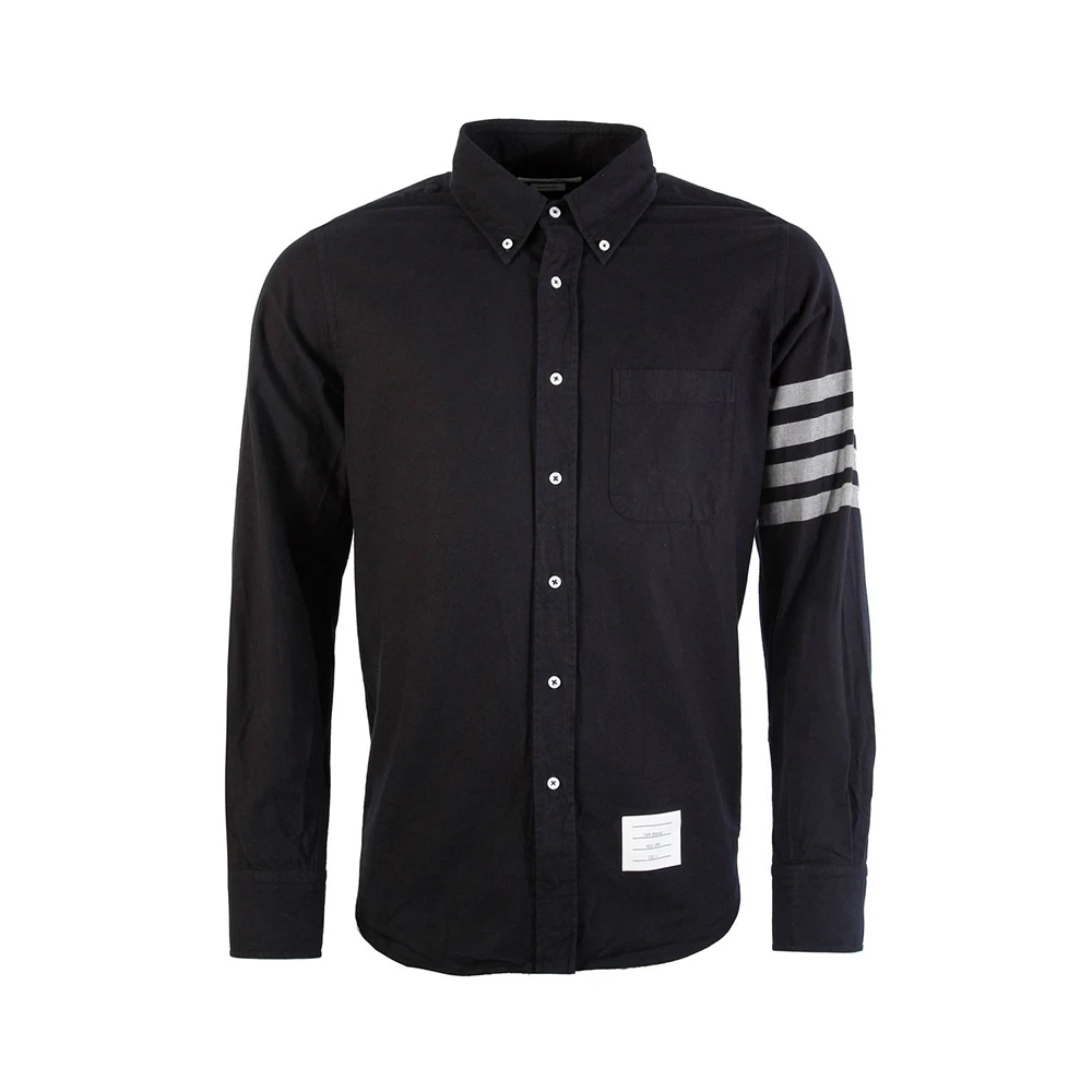 商品Thom Browne|THOM BROWNE 黑色男士衬衫 MWL272A-05245-415,价格¥2761,第1张图片