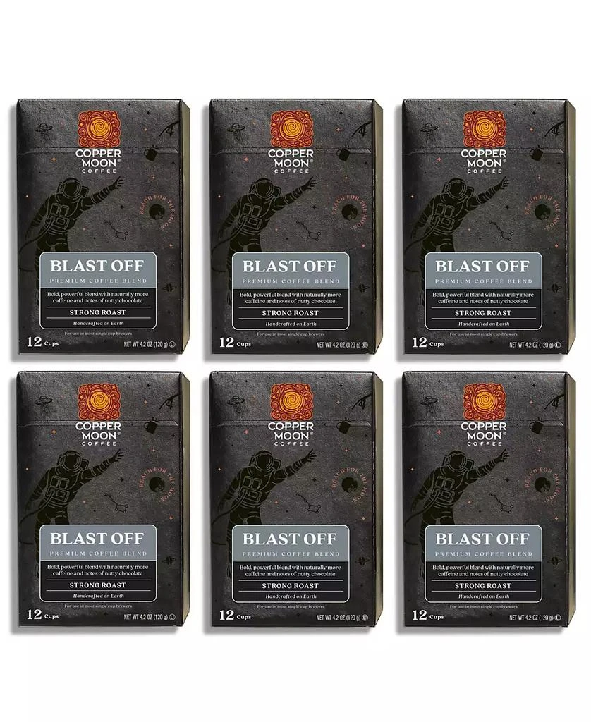 商品Copper Moon Coffee|Blast Off Blend Single Serve Coffee Pods, 72 Count,价格¥273,第1张图片
