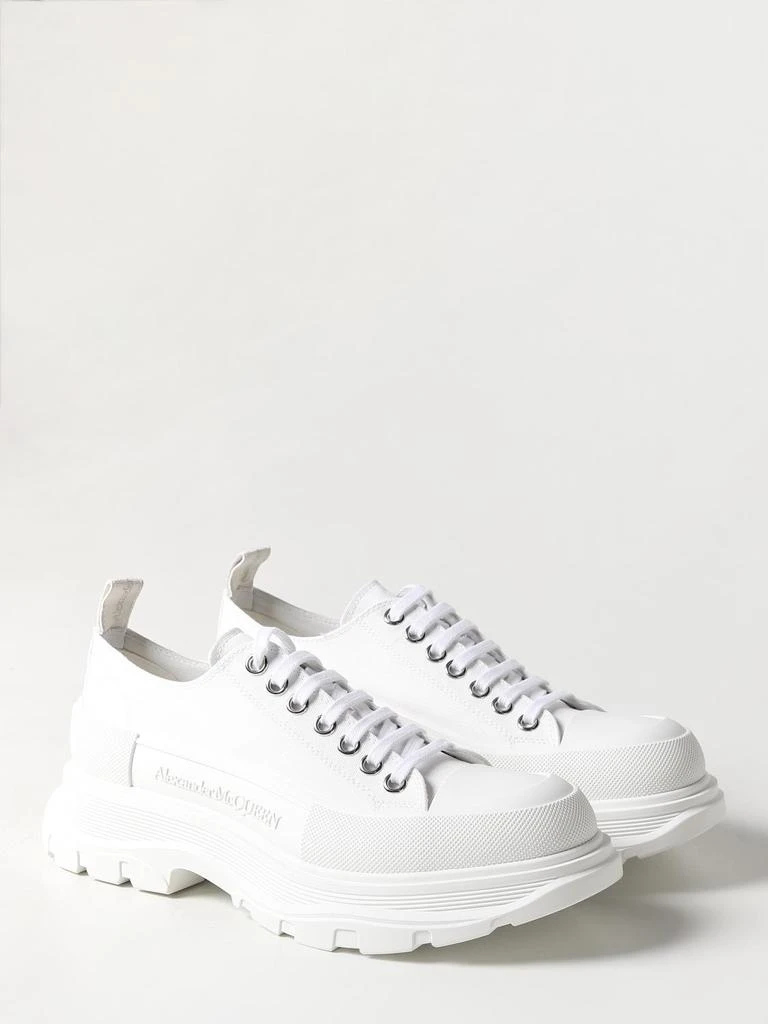 商品Alexander McQueen|Alexander McQueen Tread Slick derby in canvas,价格¥4530,第2张图片详细描述