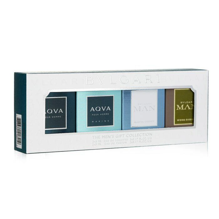 商品BVLGARI|Bvlgari 男士香水迷你套装：水能量 EDT 5ml + 活力海洋 5ml + 城市森林 EDP 5ml+ 极地冰峰 EDP 5ml 4x5ml/0.17oz,价格¥576,第2张图片详细描述