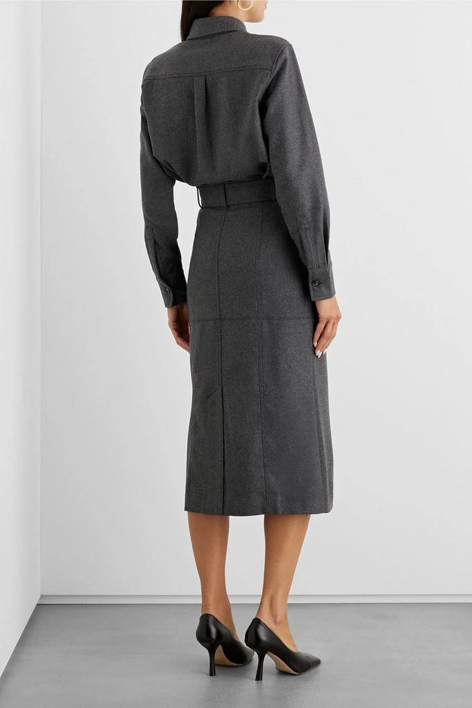 商品IRIS & INK|Beatrice recycled wool-flannel midi skirt,价格¥886,第4张图片详细描述
