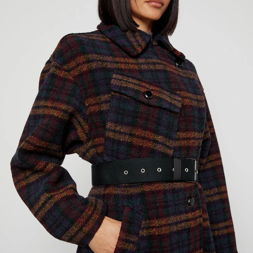 商品Isabel Marant Étoile|Marant Etoile Laurie Wool-Blend Coat,价格¥2556,第4张图片详细描述