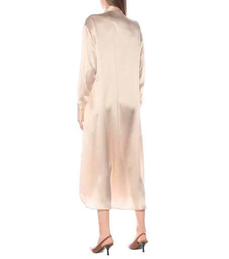商品Jil Sander|丝缎加长��连衣裙,价格¥8658,第3张图片详细描述