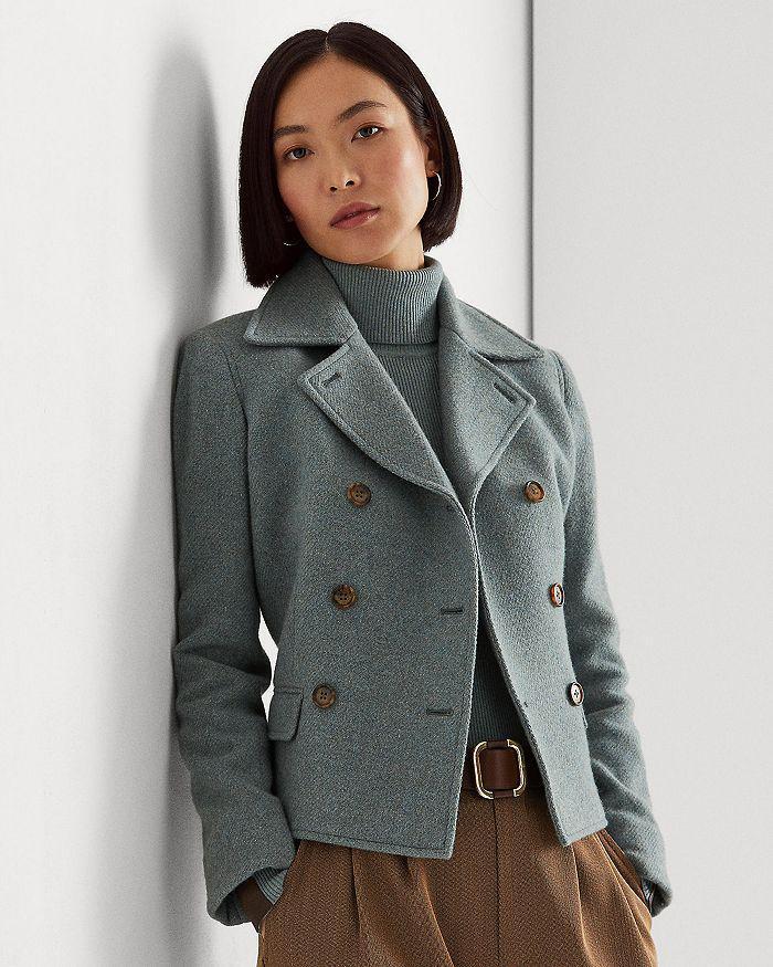 商品Ralph Lauren|Herringbone Double Breasted Coat,价格¥2724,第6张图片详细描述