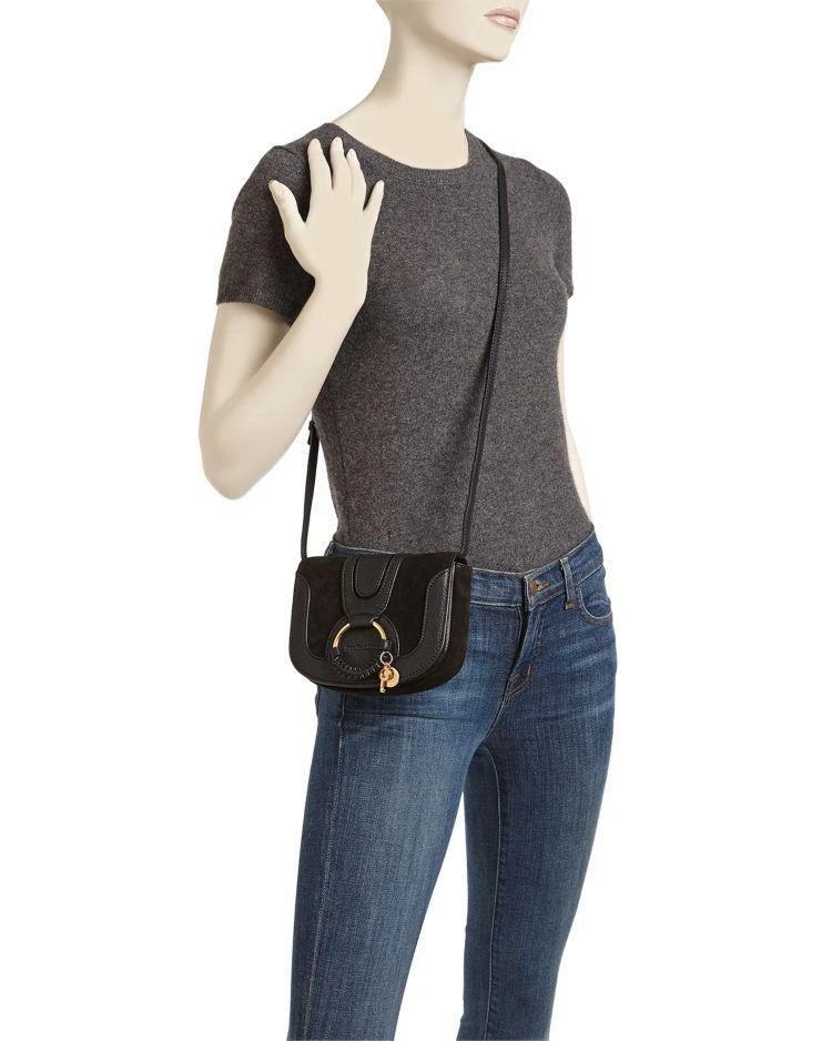 商品See by Chloé|Hana Mini Suede & Leather Crossbody,价格¥2184,第2张图片详细描述