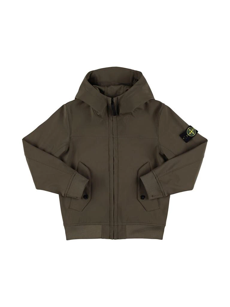 商品Stone Island Junior|尼龙连帽防风夹克,价格¥3938,第5张图片详细描述