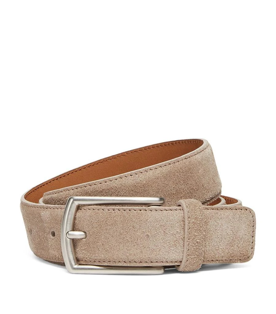 商品Zegna|Suede Belt,价格¥3403,第1张图片