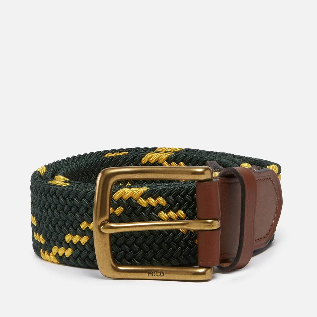 Polo Ralph Lauren Men's Braid Pattern Stretch Belt - New Forest商品第1张图片规格展示