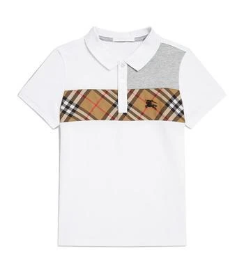 商品Burberry|Vintage Check Polo Shirt,价格¥825,第1张图片